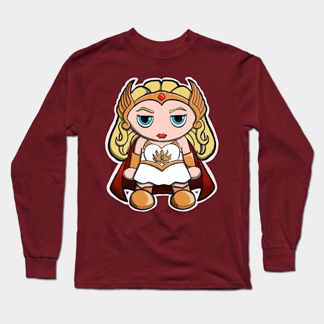 She Ra is not impressed Long Sleeve T-Shirt by Tiny Adventures of Caleb